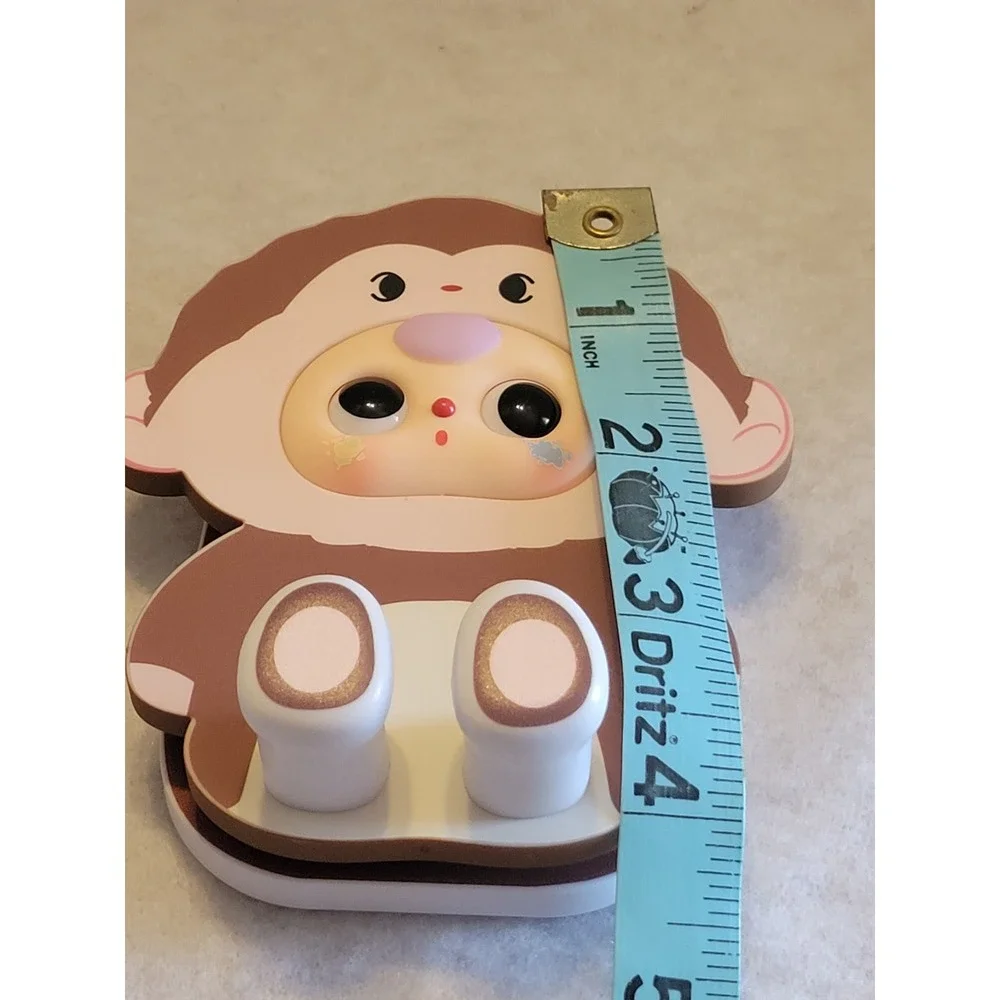 BABY THREE TV Buddy Monkey Phone Stand Plush Confirmed Blind Box Cureplaneta USA